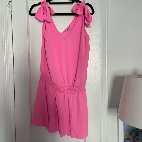 Amanda Uprichard Josephine Hot Pink Dress - Picture 6 of 9